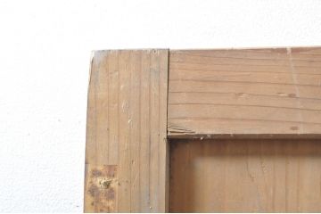アンティーク建具　時を経た風合いが味わい深い板戸1枚(木製扉)(R-077997)