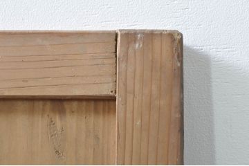 アンティーク建具　時を経た風合いが味わい深い板戸1枚(木製扉)(R-077997)