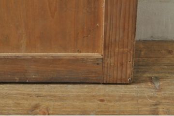 アンティーク建具　時を経た風合いが味わい深い板戸1枚(木製扉)(R-077997)
