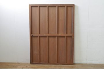 アンティーク建具　時を経た風合いが味わい深い板戸1枚(木製扉)(R-077997)