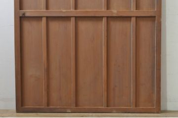 アンティーク建具　時を経た風合いが味わい深い板戸1枚(木製扉)(R-077997)
