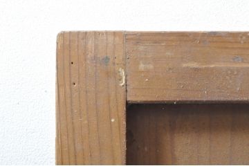 アンティーク建具　時を経た風合いが味わい深い板戸1枚(木製扉)(R-077997)