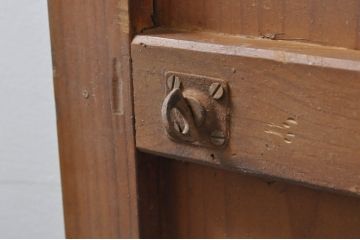 アンティーク建具　時を経た風合いが味わい深い板戸1枚(木製扉)(R-077997)