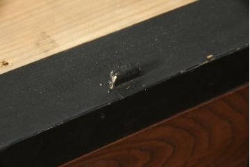 和製アンティーク　前板欅(ケヤキ)材　モダンデザインで現代のお部屋にも取り入れやすいサイドボード(水屋箪笥、戸棚、サイドキャビネット、食器棚)(R-078010)