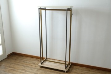 中古　美品!!　スタイリッシュなアパレル用ハンガーラック　(R-078018)