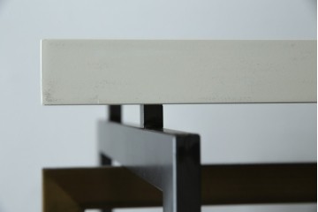 中古　美品!!　直線的なデザインがスタイリッシュなアパレル用ハンガーラック　(R-078019)