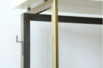 中古　美品!!　スタイリッシュなアパレル用ハンガーラック　(R-078020)