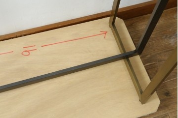中古　美品!!　スタイリッシュなアパレル用ハンガーラック　(R-078020)