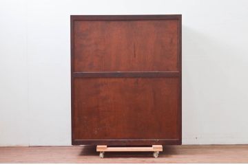 中古　美品　松本民芸家具　D-34型整理タンス　和洋どちらの空間にも馴染む洋服タンス(収納たんす、衣装箪笥、引き出し、チェスト)(定価約43万6千円)(R-078041)