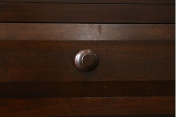 中古　美品　松本民芸家具　シンプルで使いやすいK-3型食器棚　定価約74万円　(R-078045)
