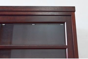 中古　美品　松本民芸家具　シンプルで使いやすいK-3型食器棚(戸棚、収納棚、飾り棚、キャビネット)(定価約74万円)(R-078045)