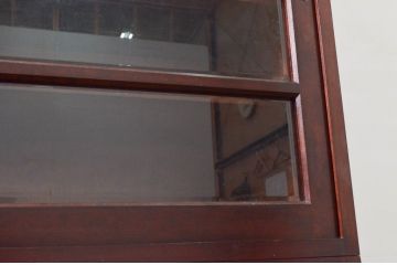 中古　美品　松本民芸家具　シンプルで使いやすいK-3型食器棚(戸棚、収納棚、飾り棚、キャビネット)(定価約74万円)(R-078045)
