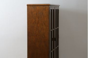 中古　美品!!　三越家具(現カントリーハウス)　Brugge(ブルージュ)　シンプルなデザインで取り入れやすいブックケース(本箱、本棚、書棚、収納棚、戸棚、キャビネット、飾り棚)(R-078049)