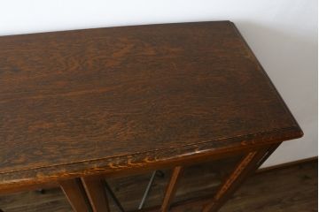 中古　美品!!　三越家具(現カントリーハウス)　Brugge(ブルージュ)　シンプルなデザインで取り入れやすいブックケース(本箱、本棚、書棚、収納棚、戸棚、キャビネット、飾り棚)(R-078049)