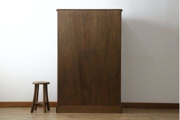 中古　美品!!　三越家具(現カントリーハウス)　Brugge(ブルージュ)　シンプルなデザインで取り入れやすいブックケース(本箱、本棚、書棚、収納棚、戸棚、キャビネット、飾り棚)(R-078049)