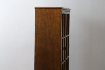 中古　美品!!　三越家具(現カントリーハウス)　Brugge(ブルージュ)　シンプルなデザインで取り入れやすいブックケース(本箱、本棚、書棚、収納棚、戸棚、キャビネット、飾り棚)(R-078050)