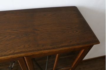 中古　美品!!　三越家具(現カントリーハウス)　Brugge(ブルージュ)　シンプルなデザインで取り入れやすいブックケース(本箱、本棚、書棚、収納棚、戸棚、キャビネット、飾り棚)(R-078050)