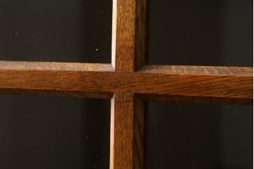 中古　美品!!　三越家具(現カントリーハウス)　Brugge(ブルージュ)　シンプルなデザインで取り入れやすいブックケース(本箱、本棚、書棚、収納棚、戸棚、キャビネット、飾り棚)(R-078050)
