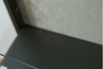 イギリスアンティーク　マホガニー材　クラシカルな佇まいが魅力的なキャビネット(ガラスケース、ショーケース、飾り棚、収納棚、戸棚、英国)(R-078052)