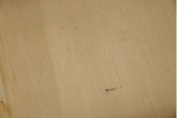 中古　美品!!　軽井沢彫り　咲き誇る桜の彫刻が華やかなドレッサー(鏡台、化粧台、ミラー)(R-078053)