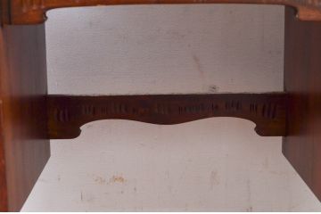 中古　美品!!　軽井沢彫り　咲き誇る桜の彫刻が華やかなドレッサー(鏡台、化粧台、ミラー)(R-078053)