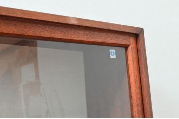 和製ビンテージ　使い込まれた風合いが味わい深いシンプルなサイドボード(収納棚、ガラス戸棚、飾り棚、陳列棚、サイドキャビネット、ヴィンテージ)(R-078060)