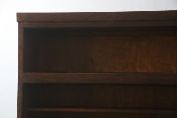 中古　美品　松本民芸家具　和モダンな雰囲気を醸し出す舞良型食器棚(キャビネット、水屋箪笥、収納棚、戸棚)(定価約133万円)(R-078077)