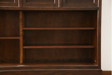 中古　美品　松本民芸家具　和モダンな雰囲気を醸し出す舞良型サイドボード(サイドキャビネット、収納棚、戸棚、テレビ台、テレビボード)(R-078080)