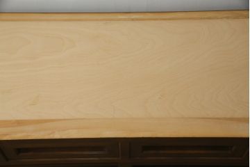 中古　美品　松本民芸家具　和モダンな雰囲気を醸し出す舞良型サイドボード(サイドキャビネット、収納棚、戸棚、テレビ台、テレビボード)(R-078080)