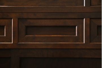 中古　美品　松本民芸家具　和モダンな雰囲気を醸し出す舞良型サイドボード(サイドキャビネット、収納棚、戸棚、テレビ台、テレビボード)(R-078080)