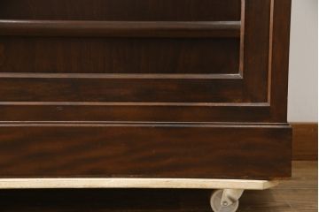 中古　美品　松本民芸家具　和モダンな雰囲気を醸し出す舞良型サイドボード(サイドキャビネット、収納棚、戸棚、テレビ台、テレビボード)(R-078080)
