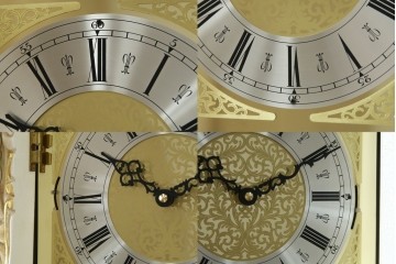 中古　美品!!　イタリア製　ブランド家具　分銅式　豪華な装飾が魅力のロココ調ホールクロック　定価約240万円相当　(R-078088)