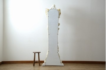 中古　美品!!　イタリア製　ブランド家具　分銅式　豪華な装飾が魅力のロココ調ホールクロック　定価約240万円相当　(R-078088)