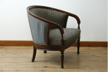 中古　maruni(マルニ木工)　KENT-COURT(ケントコート)　ブリティッシュコレクション　クラシカルなデザインのラウンジチェア　定価約22万円　(R-078093)