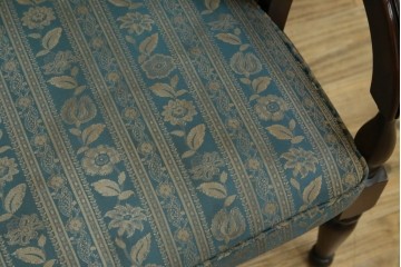 中古　maruni(マルニ木工)　KENT-COURT(ケントコート)　ブリティッシュコレクション　クラシカルなデザインのラウンジチェア　定価約22万円　(R-078093)