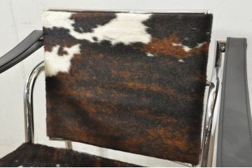 中古　Cassina(カッシーナ)　ル・コルビュジエ(Le Corbusier)　ピエール・ジャンヌレ(Pierre Jeanneret) シャルロット・ペリアン(Charlotte Perriand)　LC1　個性が光る!ワンランク上の空間づくりにおすすめなスリングチェア(バスキュランチェア、アームチェア、椅子、イス)(定価605,000円)(R-078095)