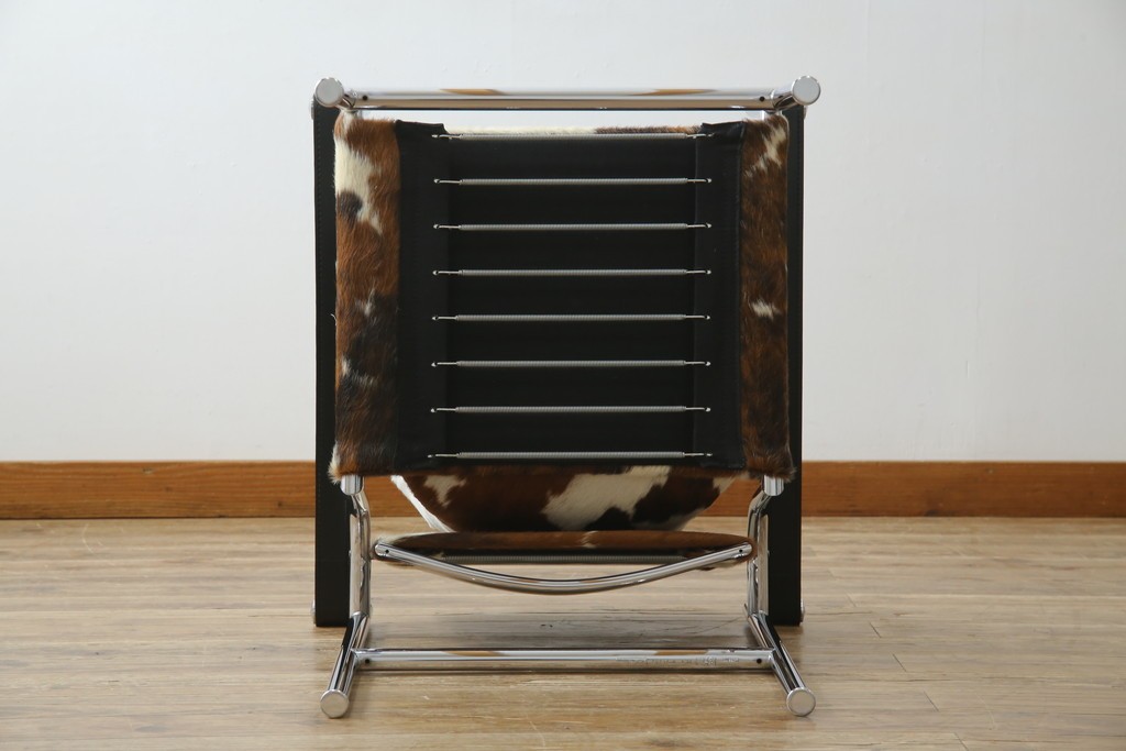 中古　Cassina(カッシーナ)　ル・コルビュジエ(Le Corbusier)　ピエール・ジャンヌレ(Pierre Jeanneret) シャルロット・ペリアン(Charlotte Perriand)　LC1　個性が光る!ワンランク上の空間づくりにおすすめなスリングチェア　定価605,000円相当　(R-078097)
