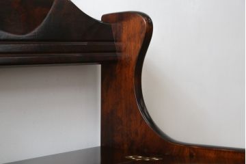 中古　美品　山室家具製作所　民芸家具　北の匠　木のぬくもりを感じる収納付きベンチ2脚セット(板座チェア、椅子、イス、バラ売り可能)(R-078101)