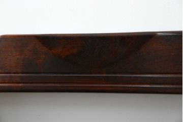 中古　美品　山室家具製作所　民芸家具　北の匠　木のぬくもりを感じる収納付きベンチ(板座チェア、長椅子、イス)(R-078102)