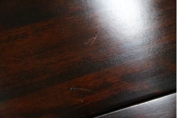 中古　美品　山室家具製作所　民芸家具　北の匠　木のぬくもりを感じる収納付きベンチ(板座チェア、長椅子、イス)(R-078102)