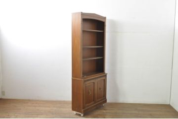 中古　DREXEL HERITAGE(ドレクセルヘリテイジ)　Triune(トライユン)　上品な佇まいのブックケース(シェルフ、本棚、飾り棚、キャビネット、収納棚、重ねキャビネット)(R-078106)