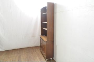 中古　DREXEL HERITAGE(ドレクセルヘリテイジ)　Triune(トライユン)　上品な佇まいのブックケース(シェルフ、本棚、飾り棚、キャビネット、収納棚、重ねキャビネット)(R-078106)