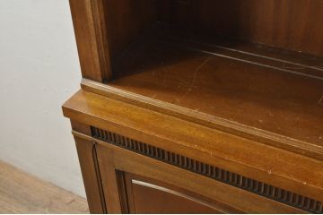 中古　DREXEL HERITAGE(ドレクセルヘリテイジ)　Triune(トライユン)　上品な佇まいのブックケース(シェルフ、本棚、飾り棚、キャビネット、収納棚、重ねキャビネット)(R-078106)