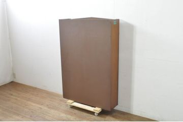 中古　DREXEL HERITAGE(ドレクセルヘリテイジ)　Triune(トライユン)　台輪リメイク　上品な佇まいのブックケース(シェルフ、本棚、飾り棚、キャビネット、収納棚)(R-078107)