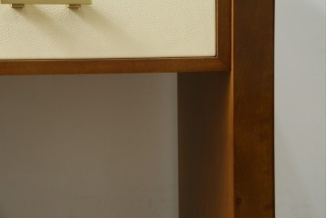 中古　高級品!!　スペイン　バロッサバレンティ(VARO,S.A. VALENTI)　ナチュラルモダンな佇まいのサイドテーブル　(R-078112)