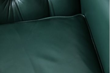 中古　美品!!　DREXEL HERITAGE(ドレクセルヘリテイジ)取り扱い　アメリカ高級家具　ジャレットブラザーズ(Jarrett Brothers)　本革(レザー)　ハイバックデスクチェア(オフィスチェア、回転チェア、アームチェア、デスクチェア)(定価約44万円)(R-078115)