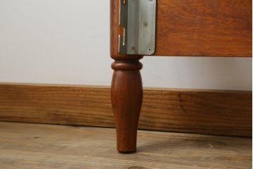 和製ビンテージ　無垢材　ナチュラルテイストの空間づくりにおすすめのベッドフレーム(セミダブル、木製ベッド、ヴィンテージ)(R-078132)