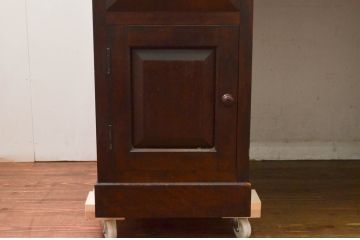 中古　松本民芸家具　重厚でクラシックなデザインがステキなM型両袖机(両袖デスク、ワークデスク、在宅用、在宅ワーク用)(定価約72万円)(R-078147)