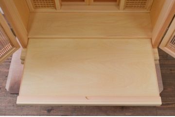 新品未使用品　中古　40号　ヒノキ材　ナチュラルな風合いが魅力的な神徒用仏壇(ご神徒壇、御霊舎、みたまや、祭壇宮、さいだんみや)(定価約36万円)(R-078155)