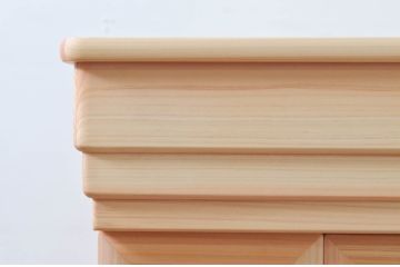 新品未使用品　中古　40号　ヒノキ材　ナチュラルな風合いが魅力的な神徒用仏壇(ご神徒壇、御霊舎、みたまや、祭壇宮、さいだんみや)(定価約36万円)(R-078155)
